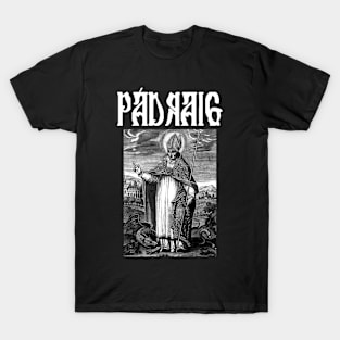 Saint Patrick of Ireland Icon Hardcore Punk Gothic T-Shirt